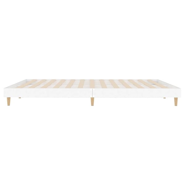 vidaXL sengestel 120x200 cm konstrueret træ hvid