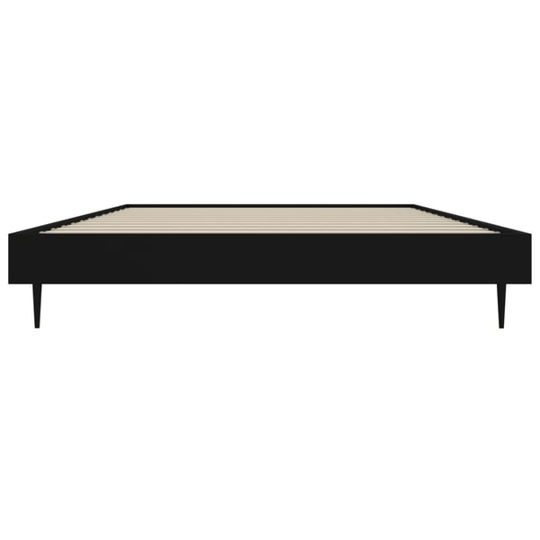 vidaXL Sengeramme svart 90x200 cm konstruert tre
