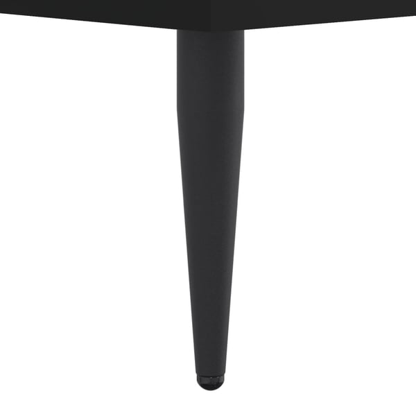 vidaXL Sengeramme svart 135x190 cm konstruert tre