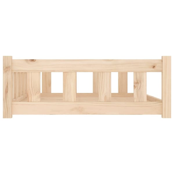 vidaXL Hundeseng 105,5x75,5x28 cm heltre furu