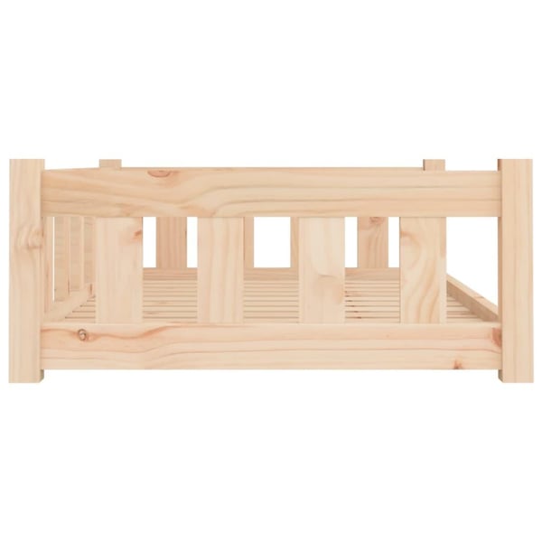 vidaXL hundeseng 95,5x65,5x28 cm massivt fyrretræ