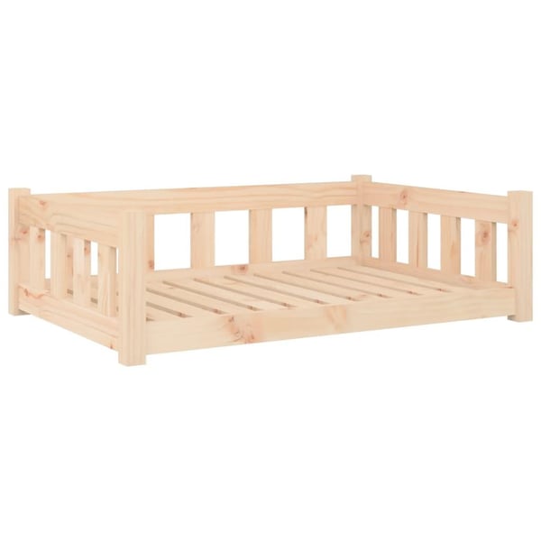 vidaXL hundeseng 95,5x65,5x28 cm massivt fyrretræ