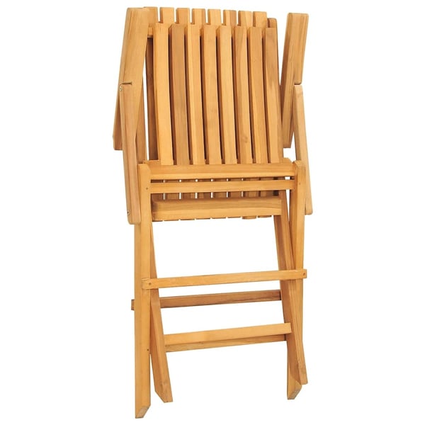 vidaXL Klappstoler 8 stk 61x67x90 cm heltre teak