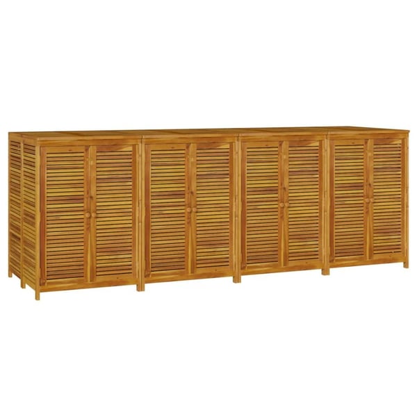 vidaXL Putekasse 280x87x104 cm heltre akasie