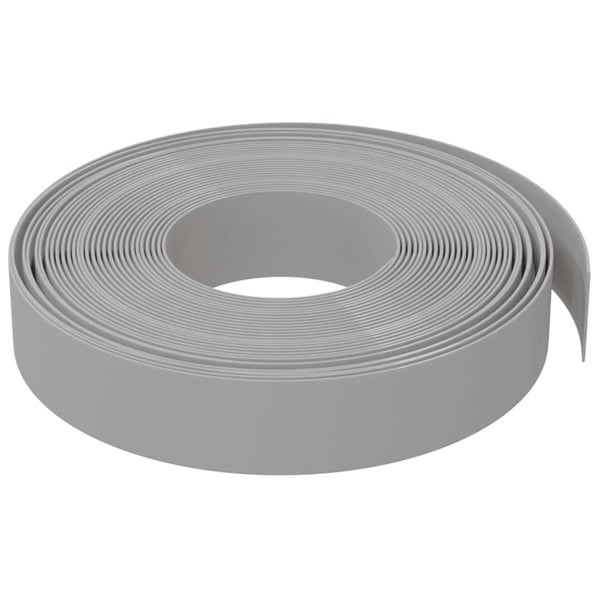 vidaXL Hagekanter 2 stk grå 10 m 10 cm polyetylen