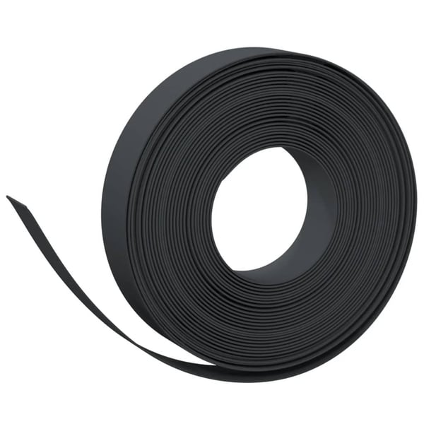 vidaXL græskanter 3 stk. 10 m 10 cm polyethylen sort