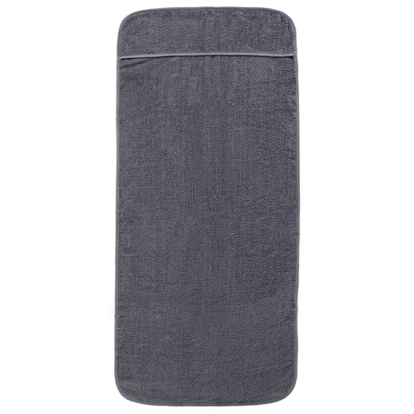 vidaXL Strandhåndklær 4 stk antrasitt 60x135 cm stoff 400 GSM