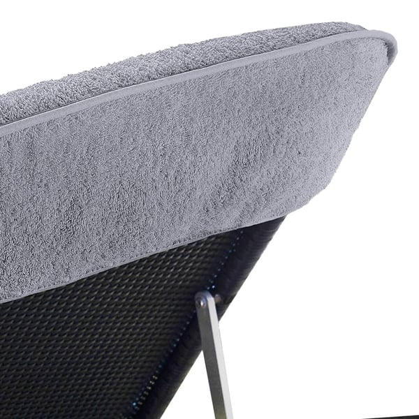 vidaXL Strandhåndklær 4 stk grå 60x135 cm stoff 400 GSM