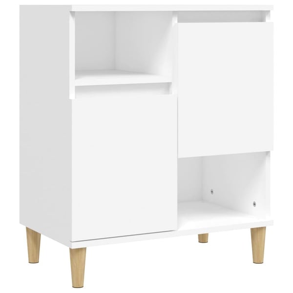 vidaXL skænke 2 stk. 60x35x70 cm konstrueret træ hvid