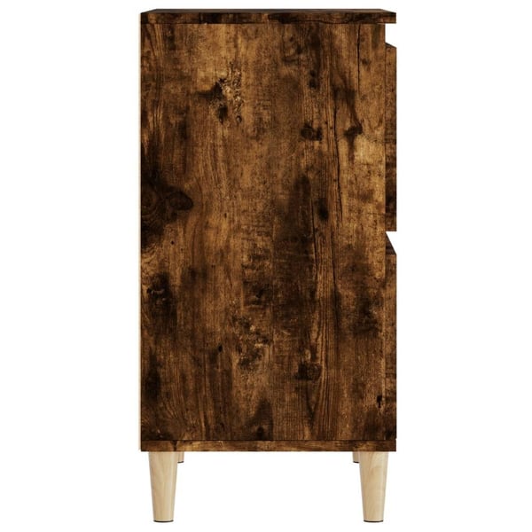 vidaXL Skjenker 2 stk røkt eik 60x35x70 cm konstruert tre