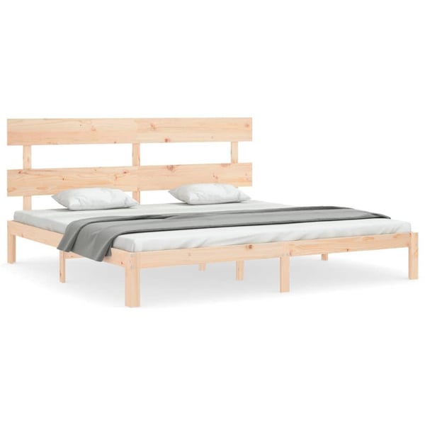 vidaXL Sengeramme med hodegavl 6FT Super King heltre