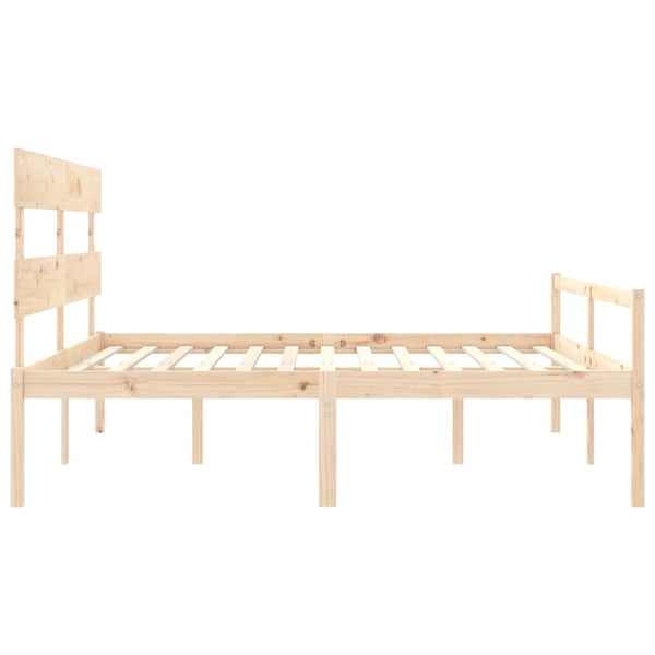 vidaXL Sengeramme med hodegavl 6FT Super King heltre