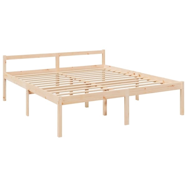 vidaXL Sengeramme med hodegavl 6FT Super King heltre