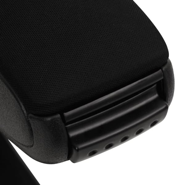 vidaXL armlæn til bil 14,5x32x(27-46) cm ABS sort