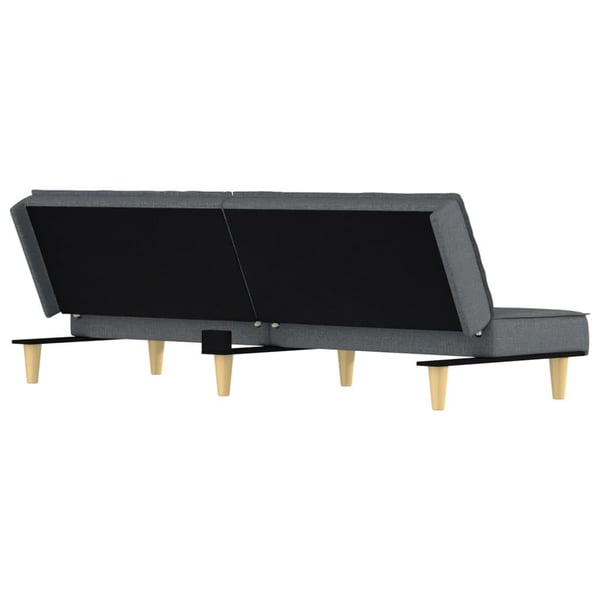 vidaXL sovesofa stof mørkegrå