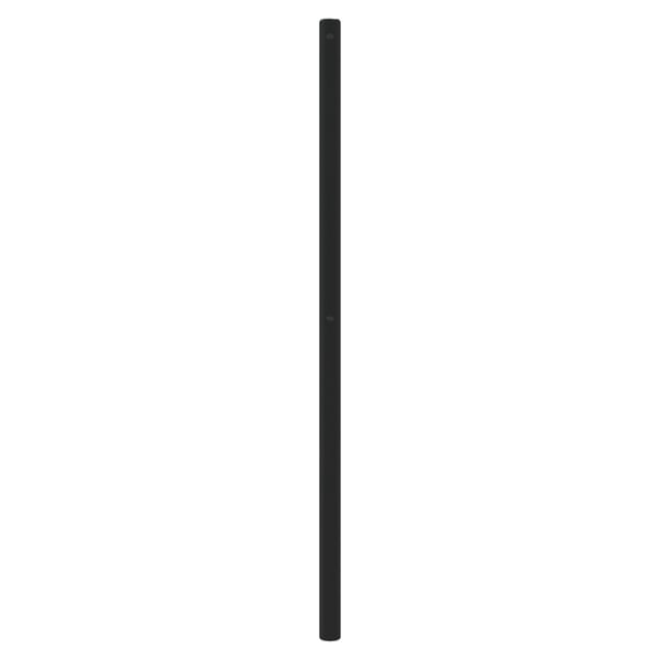 vidaXL Sengegavl metall svart 135 cm