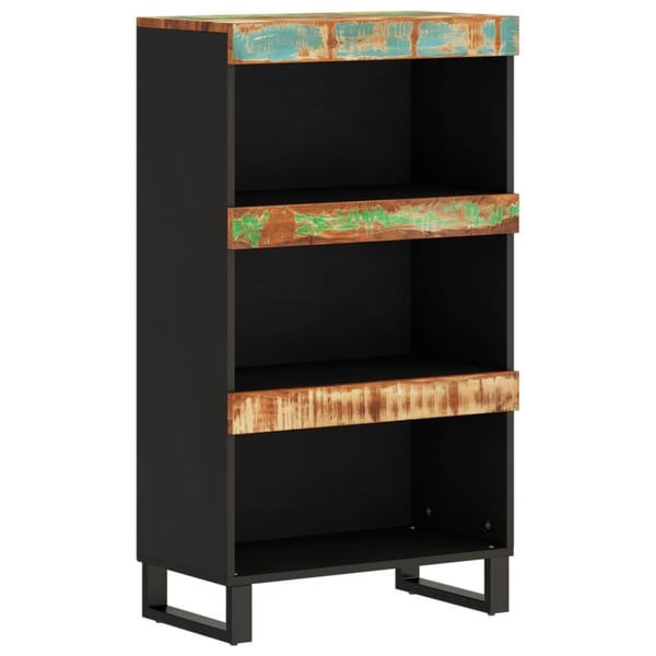 vidaXL Sideskap 60x33x107 cm massivt resirkulert tre
