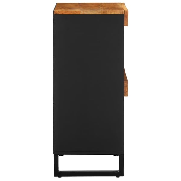 vidaXL skab 60x33x75 cm massivt akacietræ