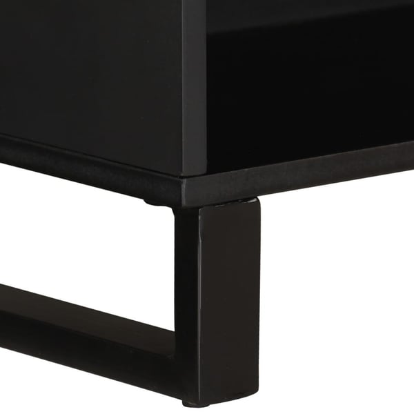 vidaXL skab 60x33x75 cm massivt genbrugstræ
