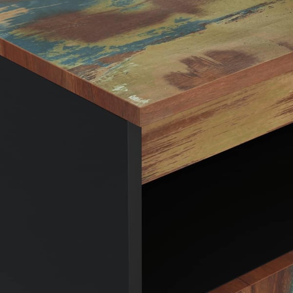 vidaXL skænk med 2 låger 60x33x75 cm massivt genbrugstræ