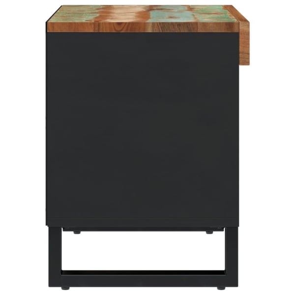 vidaXL TV-benk 85x33x43,5 cm massivt resirkulert tre