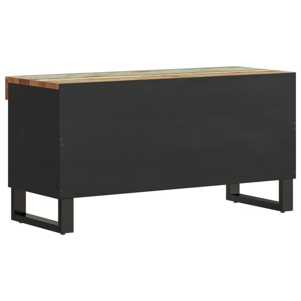 vidaXL TV-benk 85x33x43,5 cm massivt resirkulert tre