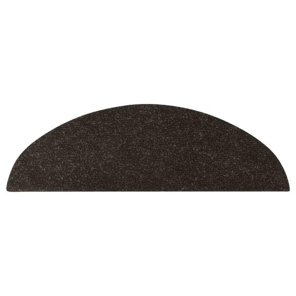 vidaXL Selvklebende trappematter 10 stk antrasitt 56x17x3 cm