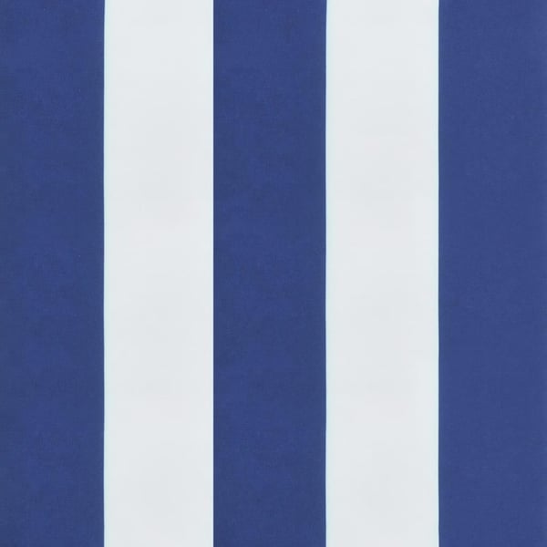 vidaXL Palldyna blå&vit randig 70x70x12 cm tyg