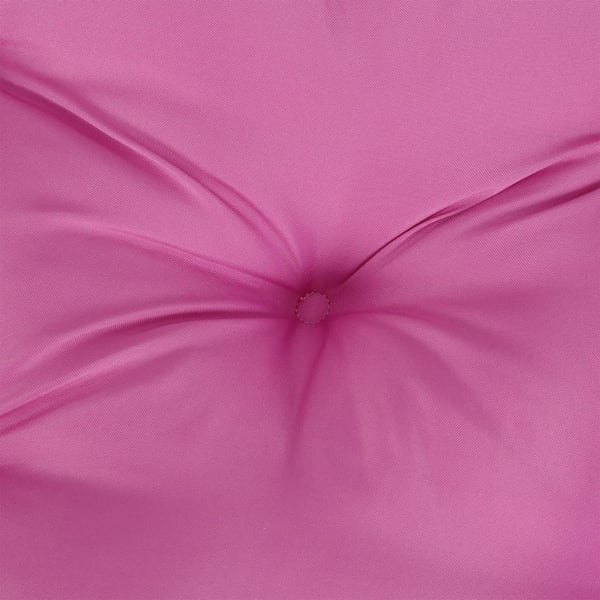 vidaXL pallehynde 70x70x12 cm stof pink