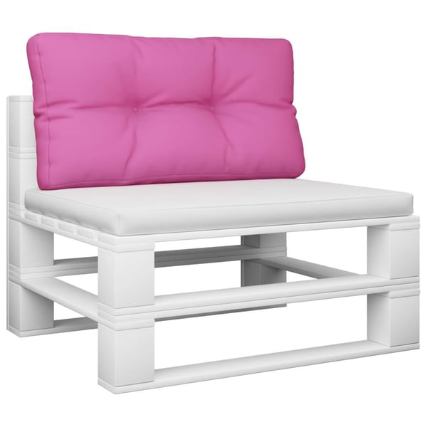 vidaXL pallehynde 70x40x12 cm stof pink