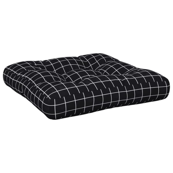 vidaXL pallehynde 58x58x10 cm oxfordstof ternet sort