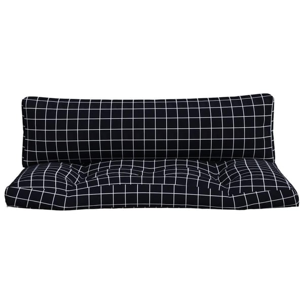 vidaXL pallehynder 2 stk. oxfordstof ternet sort