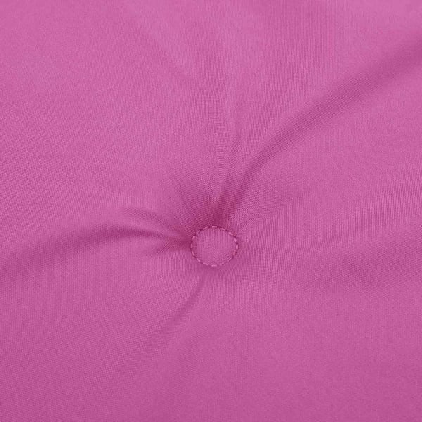vidaXL Stolsdynor 4 st rosa 50x50x3 cm tyg