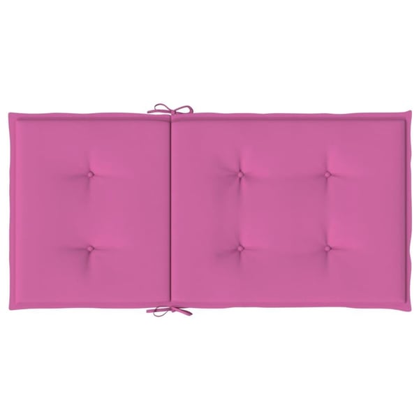 vidaXL stolehynder m. lav ryg 4 stk. stof pink