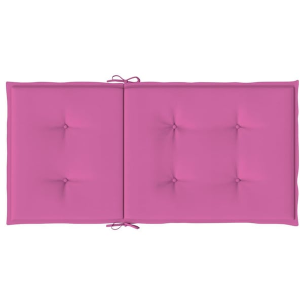 vidaXL stolehynder m. lav ryg 6 stk. stof pink