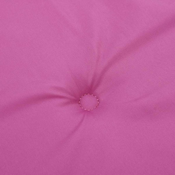vidaXL Stolsdyna för däckstol rosa oxfordtyg