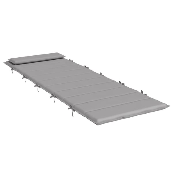 vidaXL hynde til liggestol 180x60x3 cm oxfordstof grå
