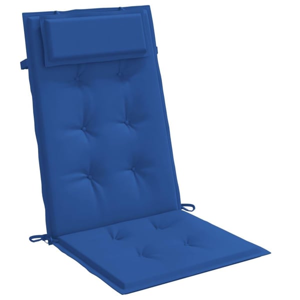 vidaXL stolehynder med høj ryg 4 stk. oxfordstof kongeblå