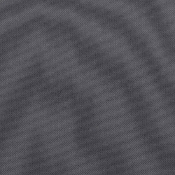vidaXL rund hynde Ø100x11 cm oxfordstof antracitgrå