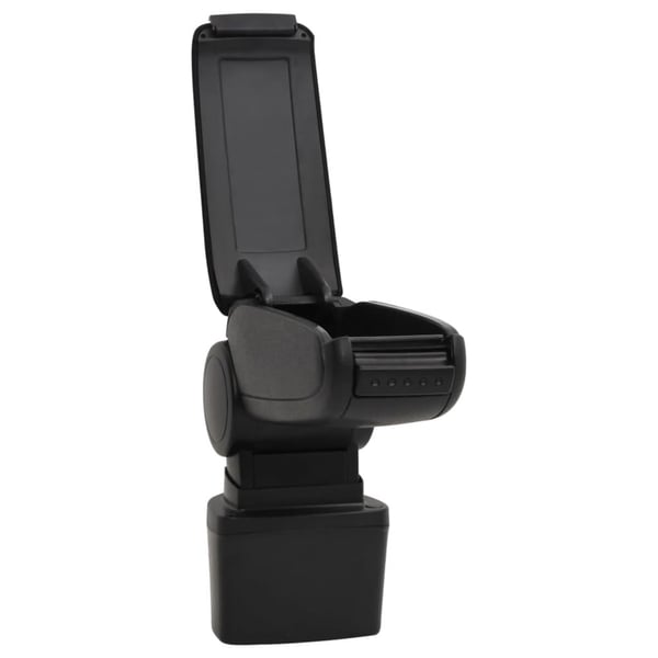 vidaXL Bilarmlener svart 14,5x31,5x(30-48) cm ABS