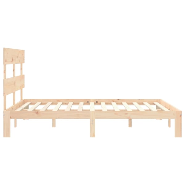 vidaXL Sengeramme uten madrass 160x200 cm heltre furu