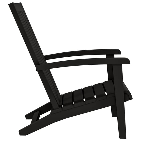 vidaXL Adirondack-havestole 2 stk. polypropylen sort