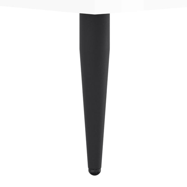 vidaXL Sengeramme høyglans hvit 140x190 cm konstruert tre