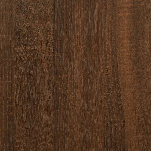 vidaXL Sengeramme uten madrass brun eik 120x200 cm konstruert tre