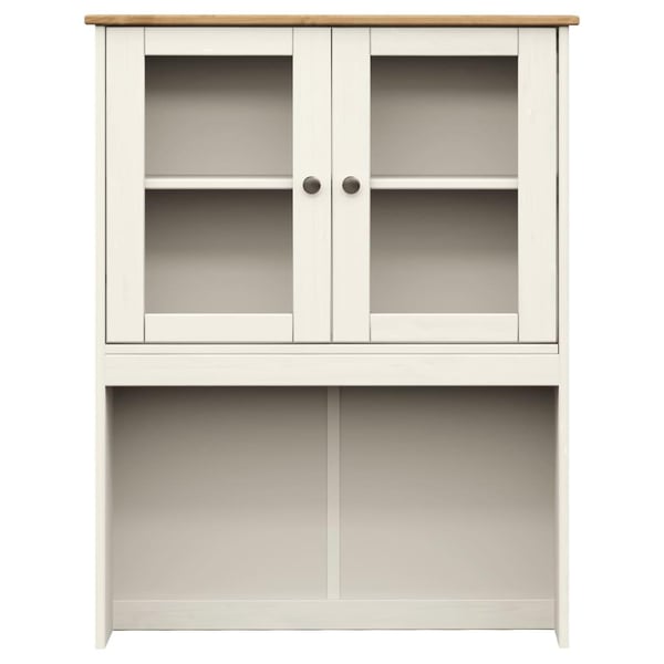 vidaXL Highboard VIGO hvit 78x40x175 cm heltre furu