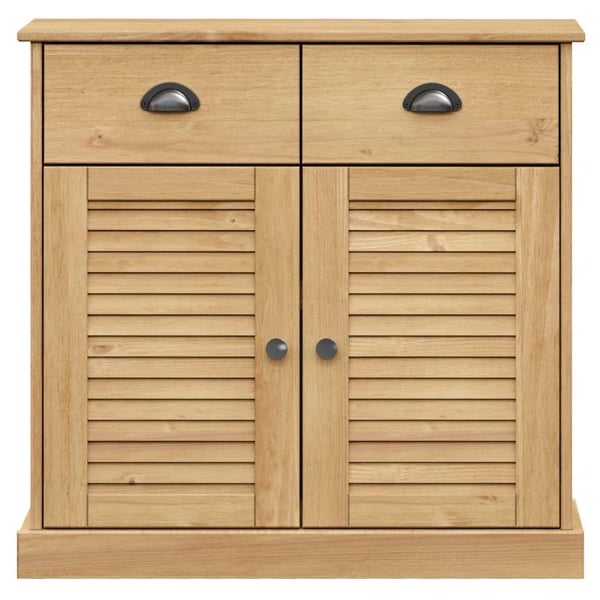 vidaXL Highboard VIGO 78x40x175 cm heltre furu