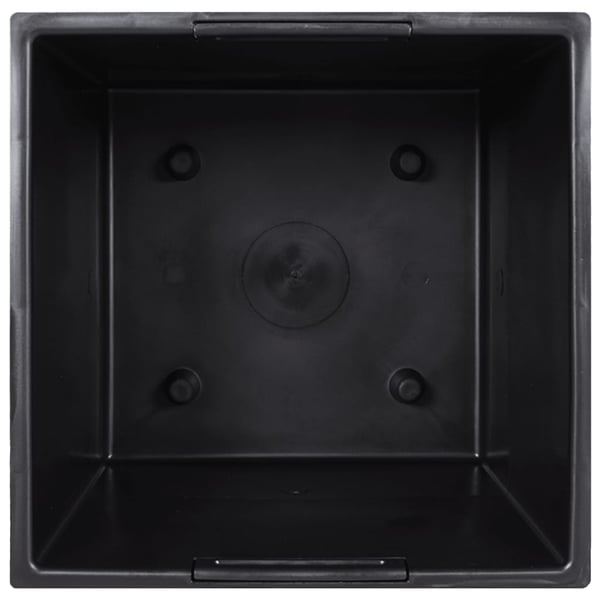 vidaXL Plantekasse med avtakbar potte antrasitt 21 / 49 L PP-betong