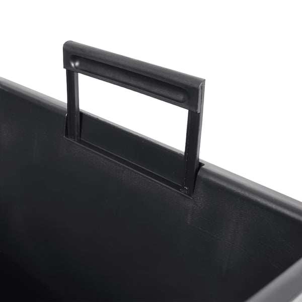 vidaXL Blomkruka med avtagbar insida vit 21/49 L PP-rotting