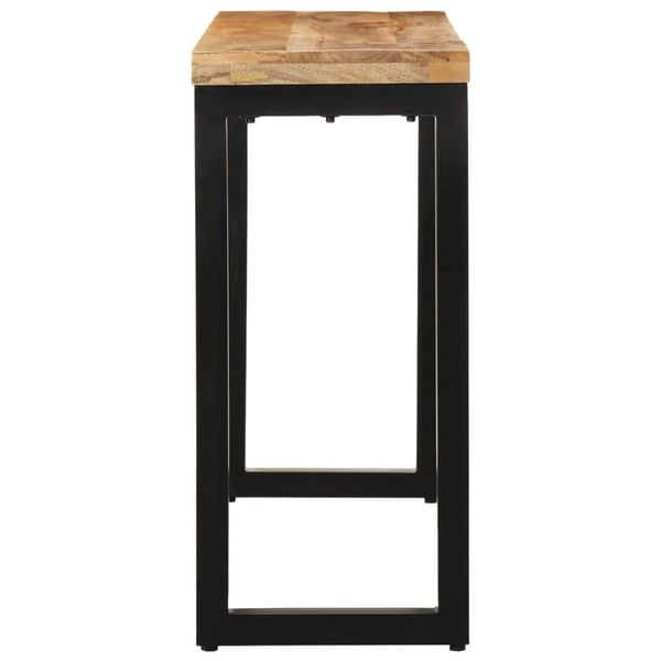 vidaXL Konsollbord 110x35x76 cm grovt heltre mangotre