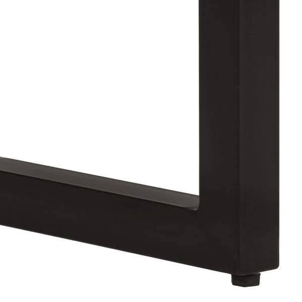 vidaXL Konsollbord 110x35x76 cm grovt heltre mangotre